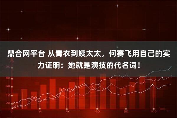 鼎合网平台 从青衣到姨太太，何赛飞用自己的实力证明：她就是演技的代名词！